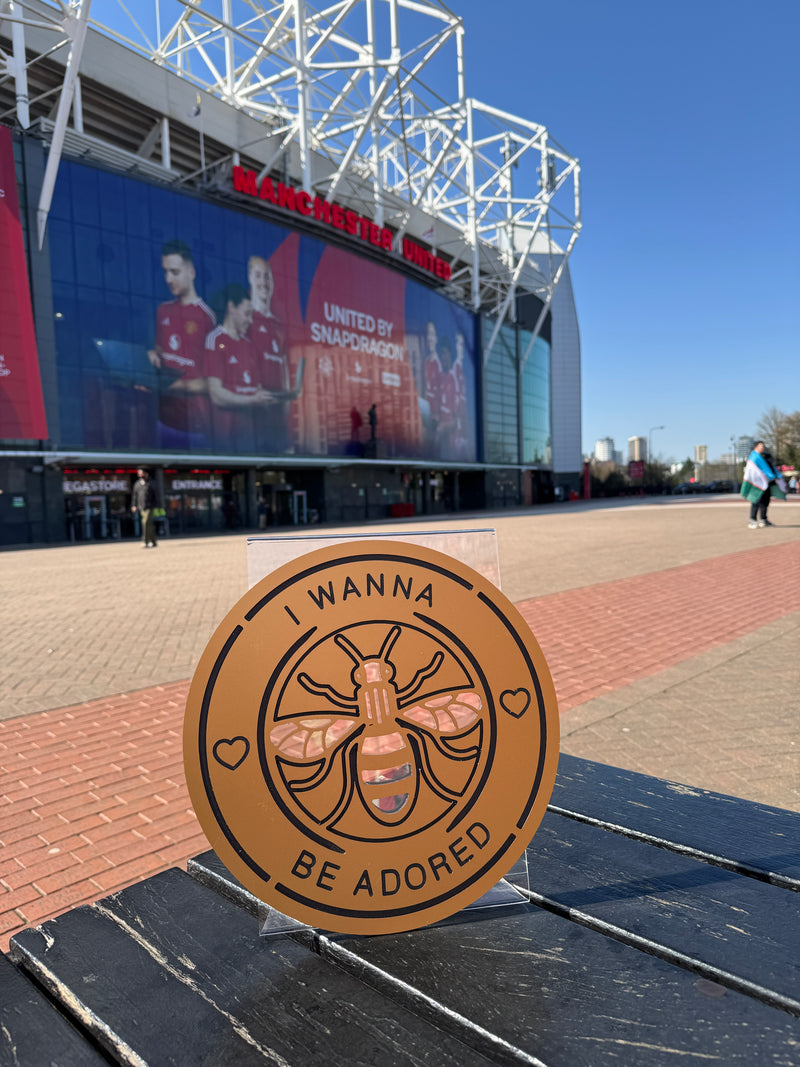 Manchester Lyrics Plaque