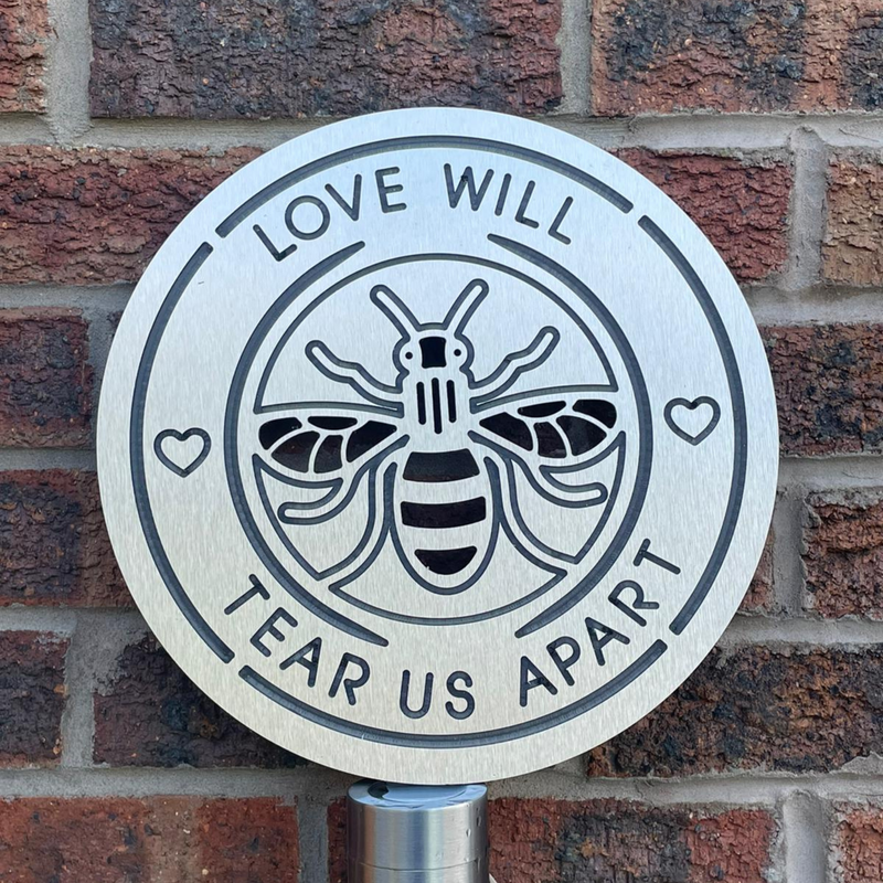 Manchester Lyrics Plaque