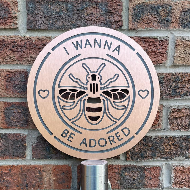 Manchester Lyrics Plaque